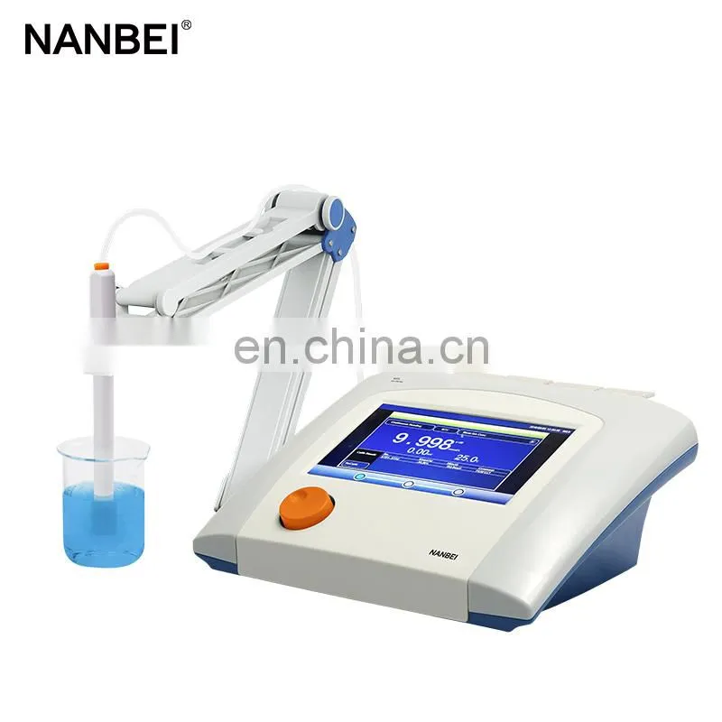 NANBEI Lab Portable Benchtop ISE Temperature mV ORP pX pH Ion Meter Tester