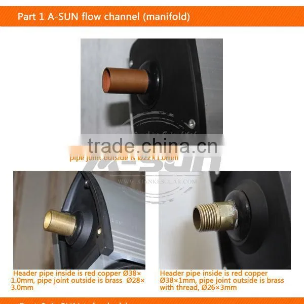 TOP 10 solar collector company in Haining produce vaccum tube Heat pipe solar collector