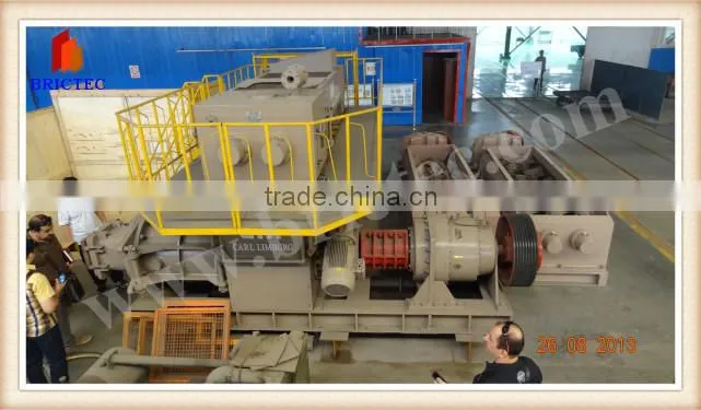 Clay brick making machine , New Technology Vacuum extruder for semi-hard material extruding