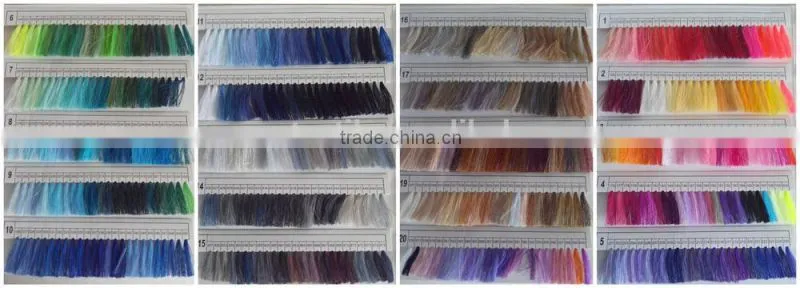 new product Polyester twisted yarn fabric dyed yarn for polyester sewing thread on china market