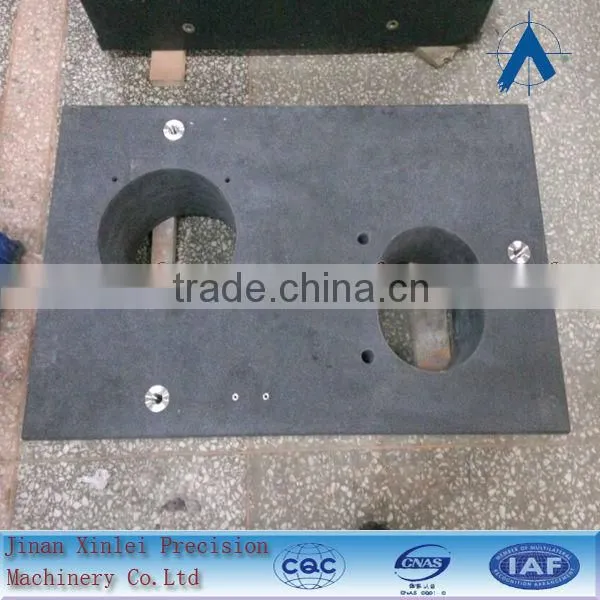 Polished and high precision DIN 000 machinery components High precision granite column