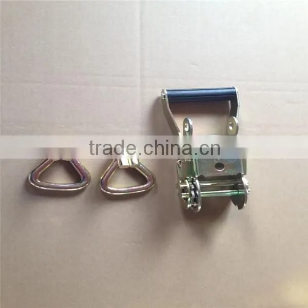 Economical best sell green ratchet tie down with color box