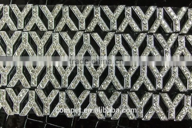Produce Colorful Rhinestone Slide Letters with 10 mm Hole Size