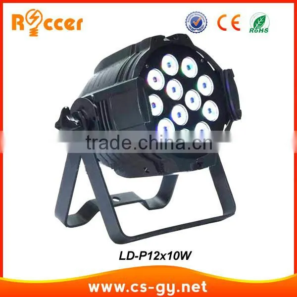 high effect mini full color 12x10w led par light