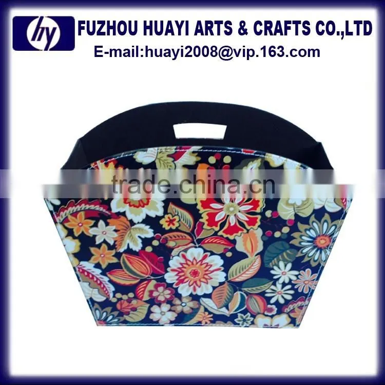 Vintage PU Storage Basket Sundries Basket 2016