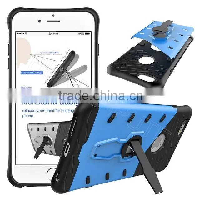 Breakingproof Sniper Mobile Case Stand Hybrid Phone Cover For Apple iPhone 6s Plus