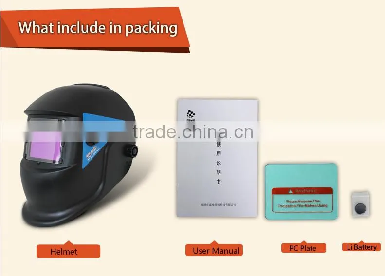 Riland CE ANSI Standard Animal Welding Helmet Automatic custom welding helmet