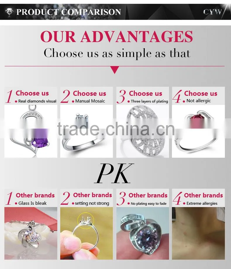 CYW nobility Victoria 925 sterling Silver bracelet jewelry hot new products for 2015 wholesale smart bracelet