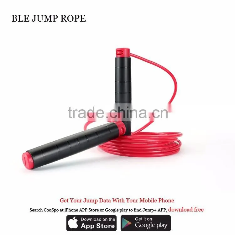 CooSpo fitness Bluetooth Speed Jump Rope Crossfit