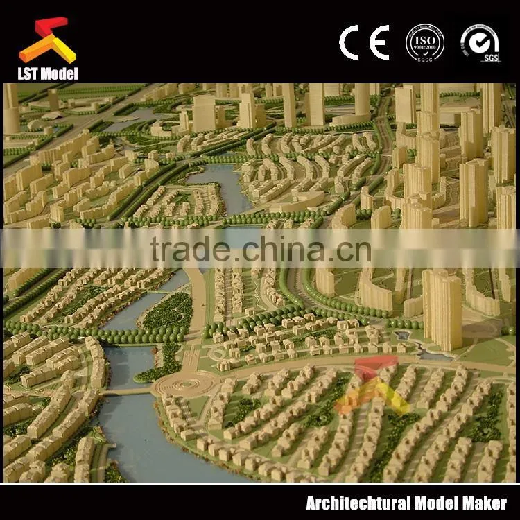 3D maquette building models for real estate developer