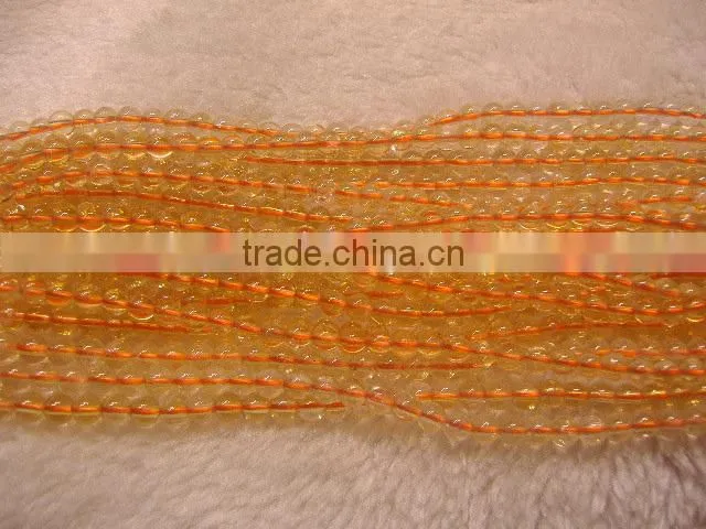 natural gemstone AB grade Citrine round beads