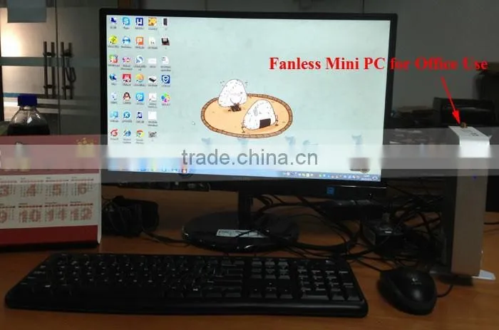 Dual OS Windows8.1/OpenELEC XBMC Fanless Mini PC 5th Core i3 5005U 16G 1600MHz RAM Barebone HD 4K Nettop HTPC Mini Nuc Computer