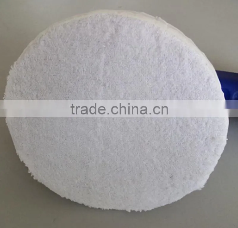 6"8"10" wool buff pad with the bonnet