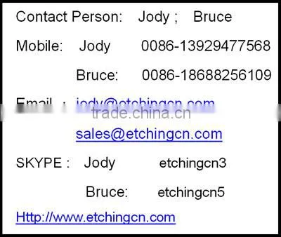 Top quality chemical etching, dental etching, dental etching
