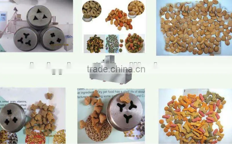 factory price Multi-functional big capacity pet food processing machine in china