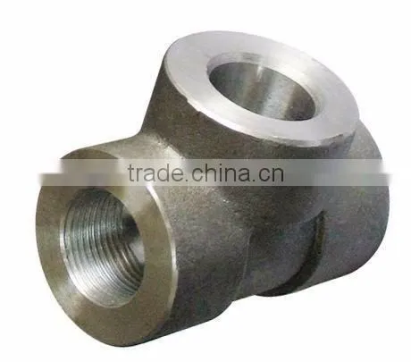 Stainless Steel Pipe Threaded Fitting Equal / Reducing Tee