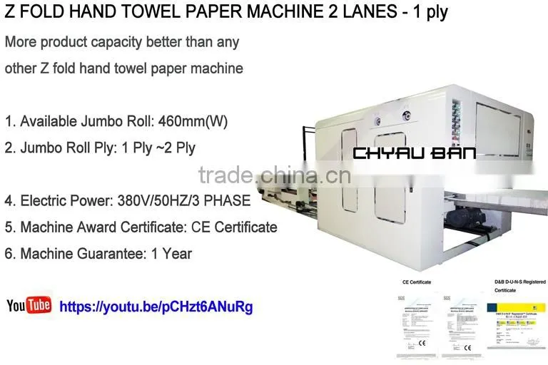 Cut N Fold Hand Paper Towel Product Machine