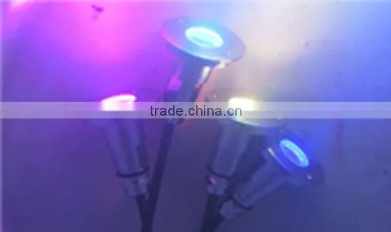 Hot sale 1x1w 1x3w Mini LED Underwater Recessed Lights RGB / single color