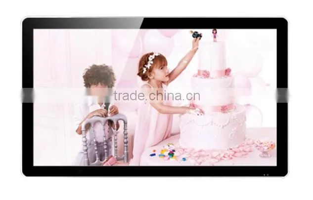 32 inch metal material Ipad style video player, in store lcd advertising display