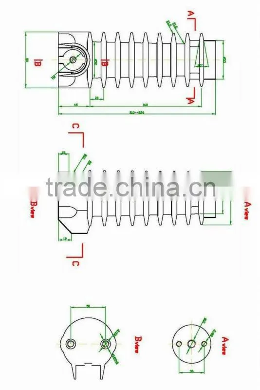 China Manufacturer Quality Primacy Electric Fence Epoxy Resin Insulator