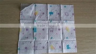 Children cartoon printed paper Handkerchief set,10pcs