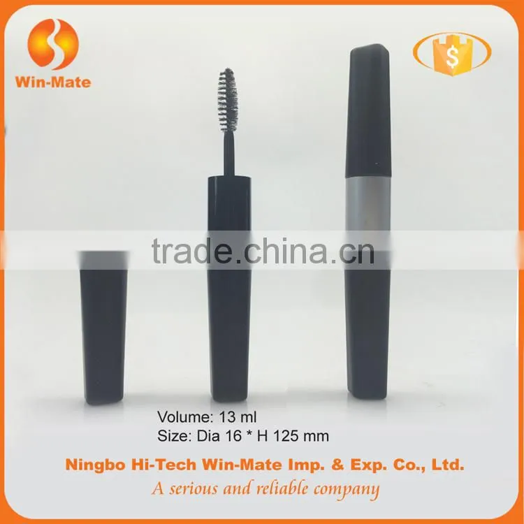 double head black empty 125*16mm ABS mascara tube