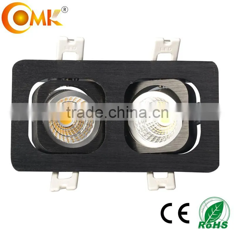 2*5W COB led grille light with dimmable driver