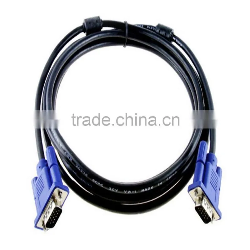 HD VGA cable,3M VGA 3+4 computer cable male to male