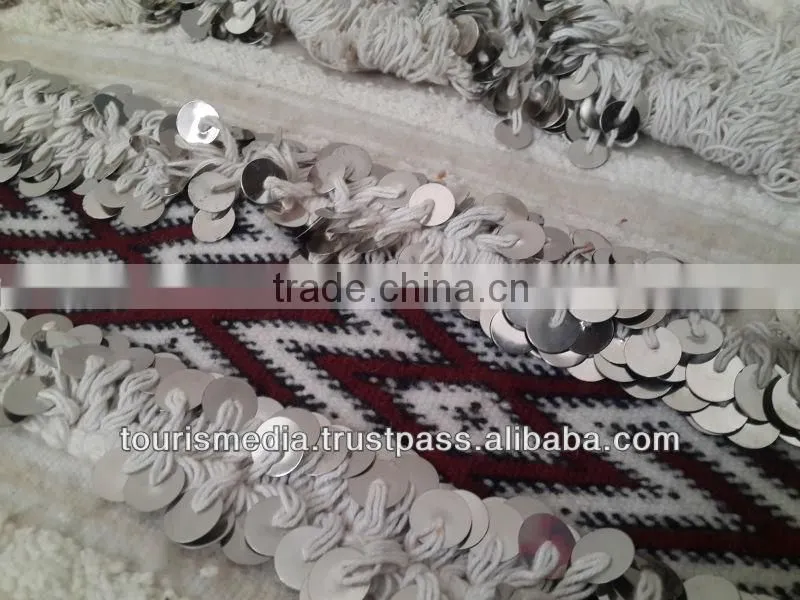 Vintage Moroccan wedding blanket 220cm x 105cm wholesale of handira