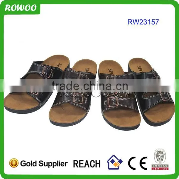 2014 new arrival pupolar cork insole adult sexy slippers for men
