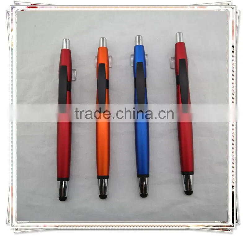 TP-64 2015 fashionable stylus touch pen for galaxy s4 ,plastic ball pen for school use