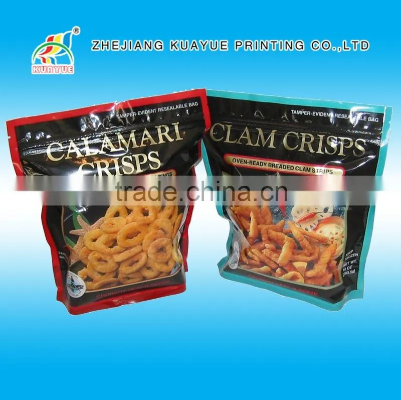 Customized New High Quality Stand up Foil Zipper Pouch