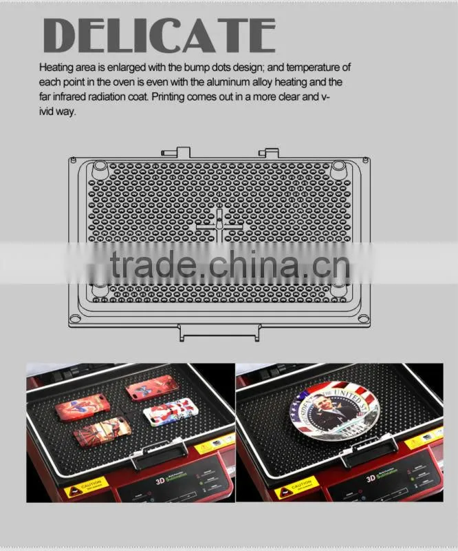 3d sublimation vacuum Plate printing machine ST-3042
