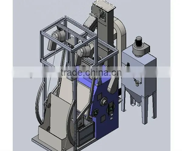 15GL shot blast machine with rubber belt/portable sandblaster/portable sandblasting machine