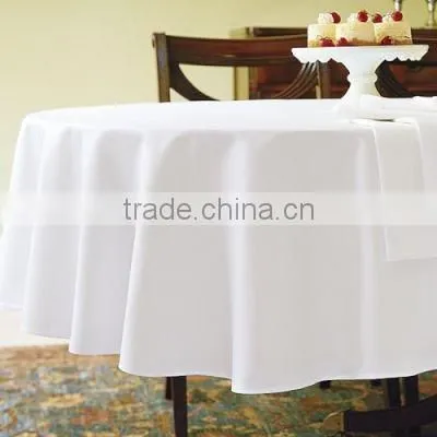 cheap and high quality 100% polyester table cloth for wedding banquet hotel