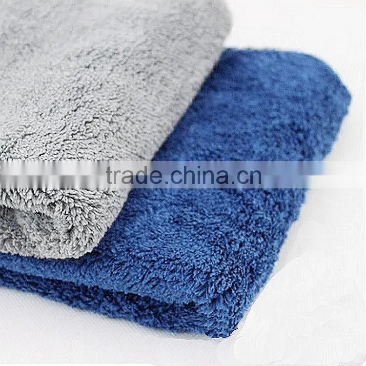 superfine fibers 40x60 thick microfiber towel car cleaning