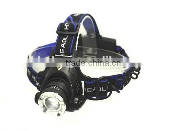 XML-T6 LED light with zoom function new design headlamp rechargeable headlamp