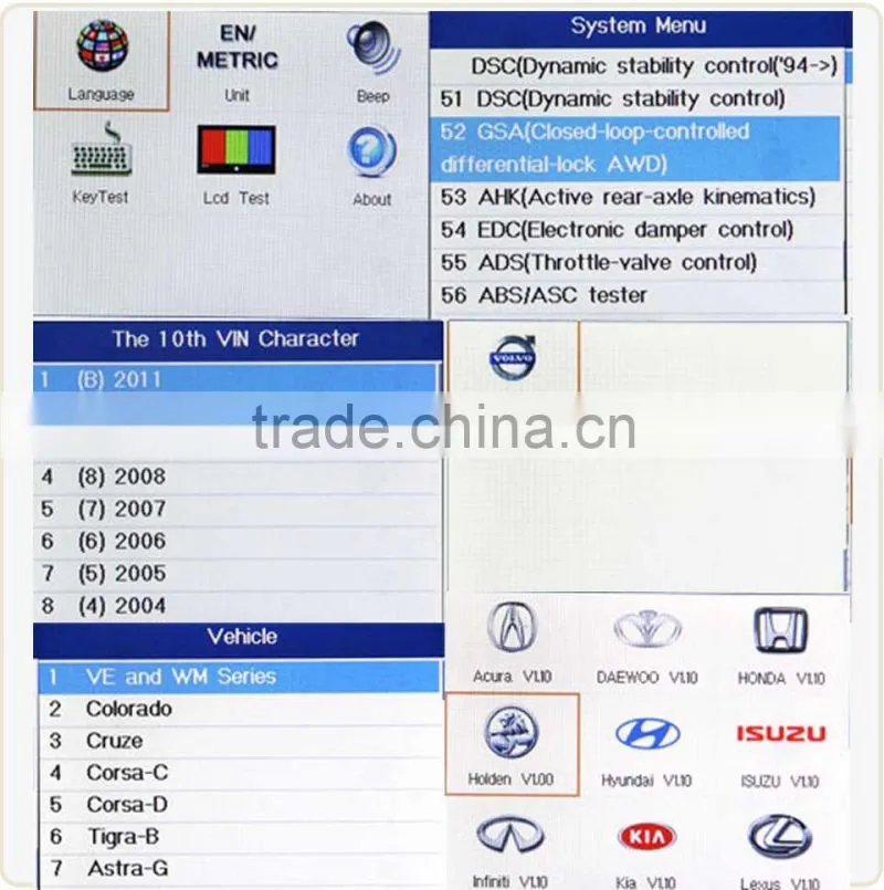 100% Original AUTEL MaxiDiag Elite MD802 All system + DS model 4 in 1 auto scanner Autel MD802 PRO (MD701+MD702+MD703+MD704)