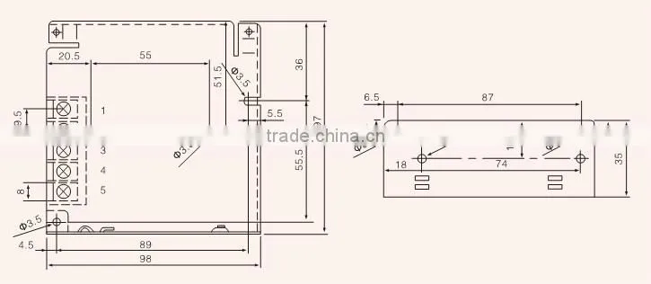 DZ47 1P 63A manufacturer Mini circuit breaker,Over Under Voltage DIN Rail MCB Circuit Breaker with CE