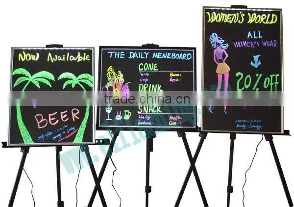 acrylic led writing board
