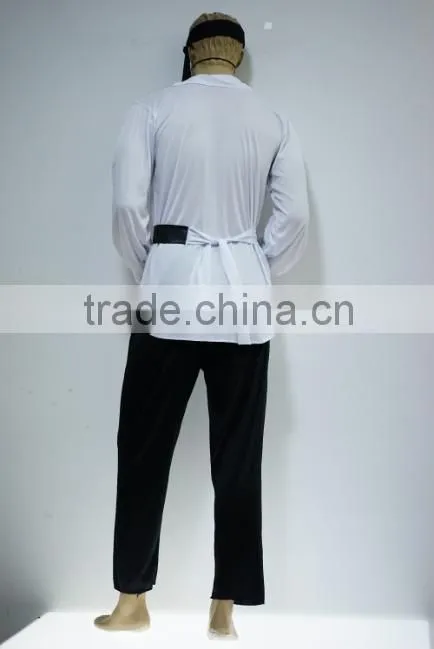 Halloween White Buccaneer fancy dress Shirt instant costume