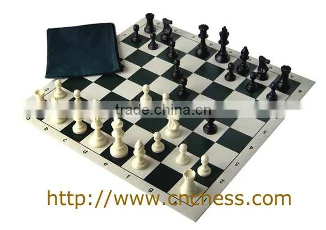chess set with tube printing