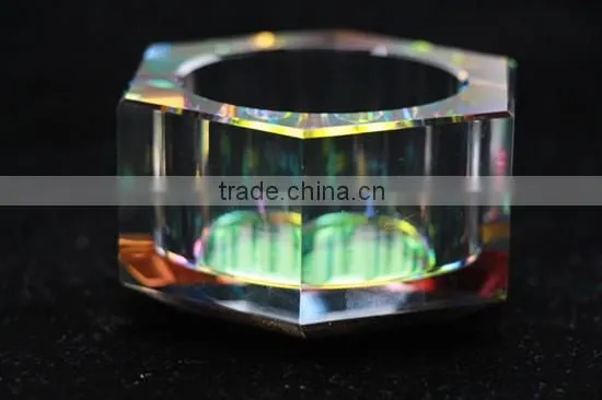 Transparent Crystal Glass Bowls with Lid Kitchen Decoration