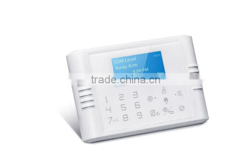 GSM+PSTN network based Home auto dial alarm system with internal antenna