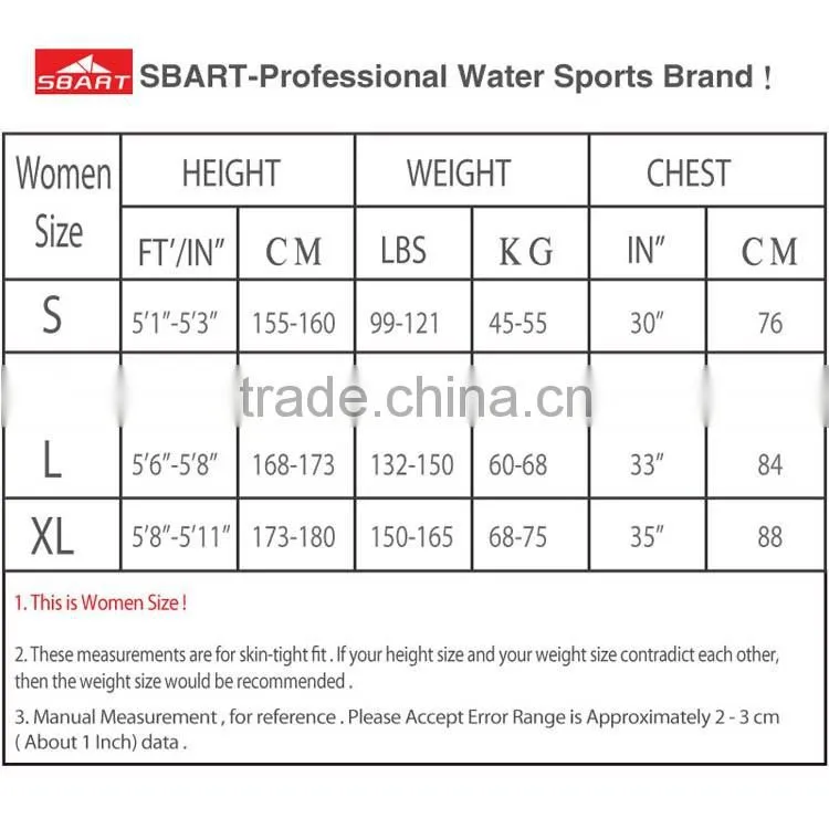 3mm Waterproof Full Body Sports Skins Wetsuit, Neoprene Diving, Snorkeling , Swimming and Surfing Wetsuits