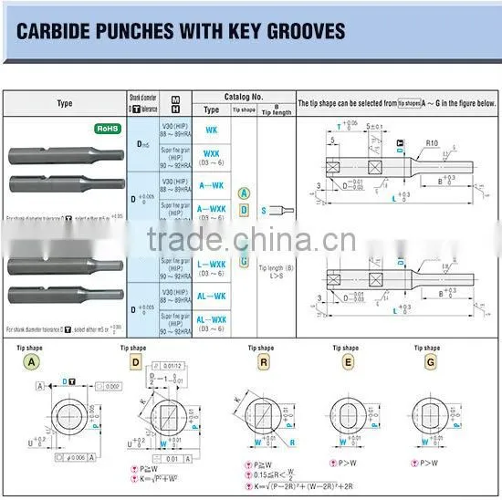Precision Carbide Punches