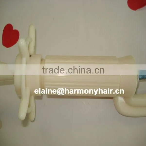 GREAT white plastic wig stand