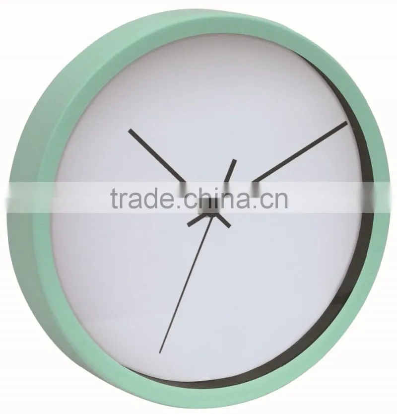 30cm Metal round shaped decorative wall mounted clock