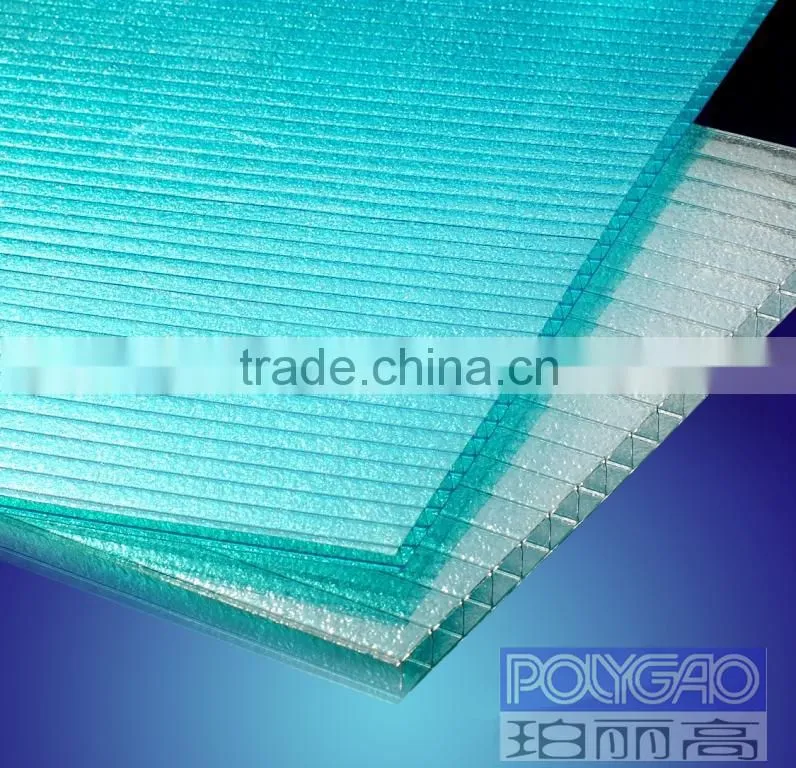 Mainly produced by PC/PET/PMMA/PP. English is sunlight, called hollow Board, PC polycarbonate Panel with polycarbonate as raw ma