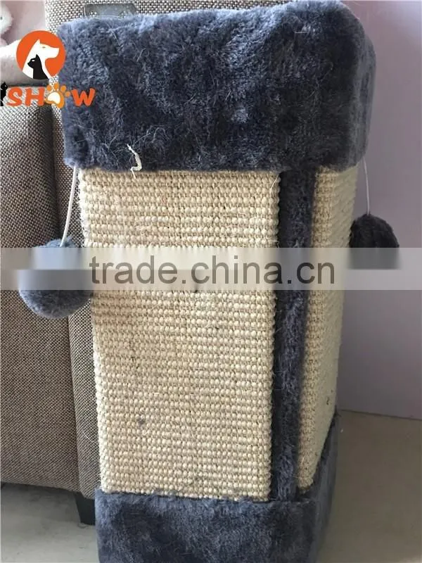2016 New cat scratch board wall sisal scratch board stuff ball cat toy